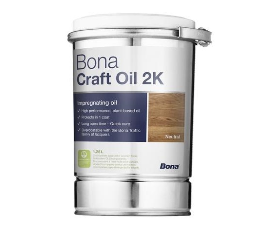 Масло для дерева Bona Craft Oil 2K Мороз Frost 1,25 л