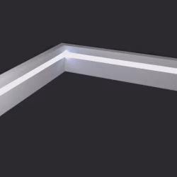 Плинтус МДФ под покраску Evrowood PN 021 Led с подсветкой 2000×70×16