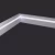 Плинтус МДФ под покраску Evrowood PN 021 Led с подсветкой 2000×70×16