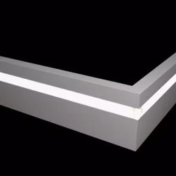 Плинтус МДФ под покраску Evrowood PN 021 Led с подсветкой 2000×70×16