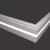 Плинтус МДФ под покраску Evrowood PN 030 Led с подсветкой 2000×80×16