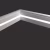Плинтус МДФ под покраску Evrowood PN 030 Led с подсветкой 2000×80×16