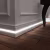 Плинтус МДФ под покраску Evrowood PN 030 Led с подсветкой 2000×80×16 фото в интерьере