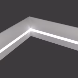 Плинтус МДФ под покраску Evrowood PN 080 Led с подсветкой 2000×95×16