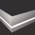 Плинтус МДФ под покраску Evrowood PN 080 Led с подсветкой 2000×95×16