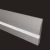 Плинтус МДФ под покраску Evrowood PN 080 Led с подсветкой 2000×95×16