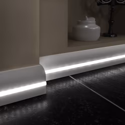 Плинтус МДФ под покраску Evrowood PN 080 Led с подсветкой 2000×95×16