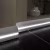 Плинтус МДФ под покраску Evrowood PN 080 Led с подсветкой 2000×95×16 фото в интерьере