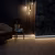 Плинтус МДФ под покраску Evrowood PN 101 Led с подсветкой 2000×100×16 фото в интерьере