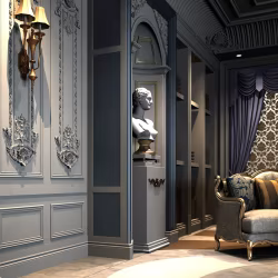 Молдинг МДФ под покраску Evrowood М 05 2000×60×12