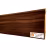 Плинтус МДФ ламинированный TeckWood Темный орех Dark Walnut 2000×100×16