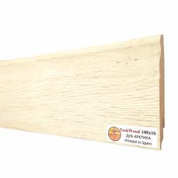 Плинтус МДФ ламинированный TeckWood дуб Арктика 2150×100×16