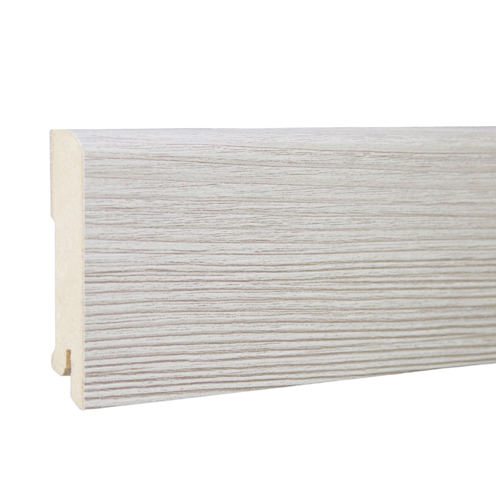 Плинтус МДФ ламинированный DeArtio Дуб светлый B202-31 2050×80×16