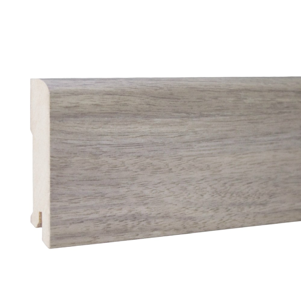 Плинтус МДФ ламинированный DeArtio Орех светлый B202-21 2050×80×16