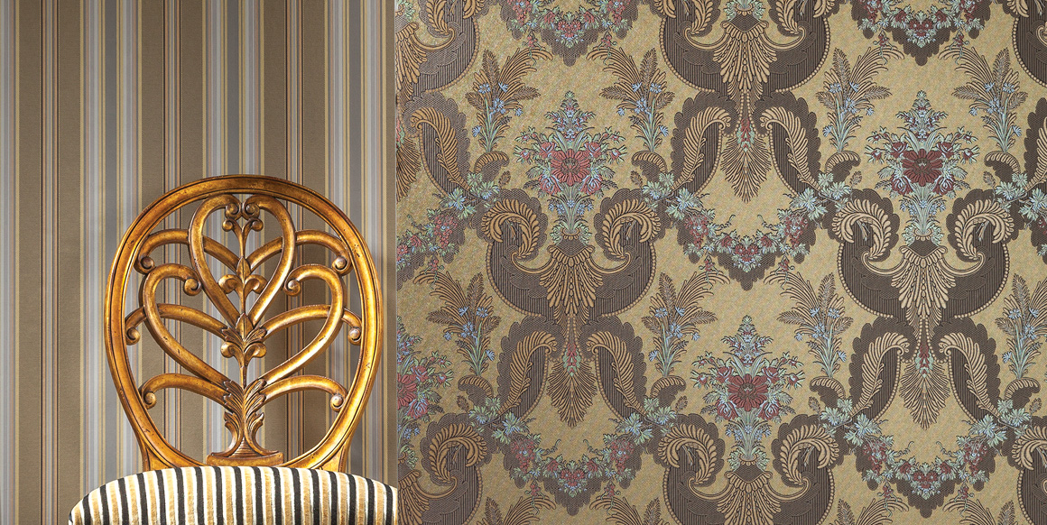 Обои Loymina La Belle Epoque BQ6 004 фото в интерьере