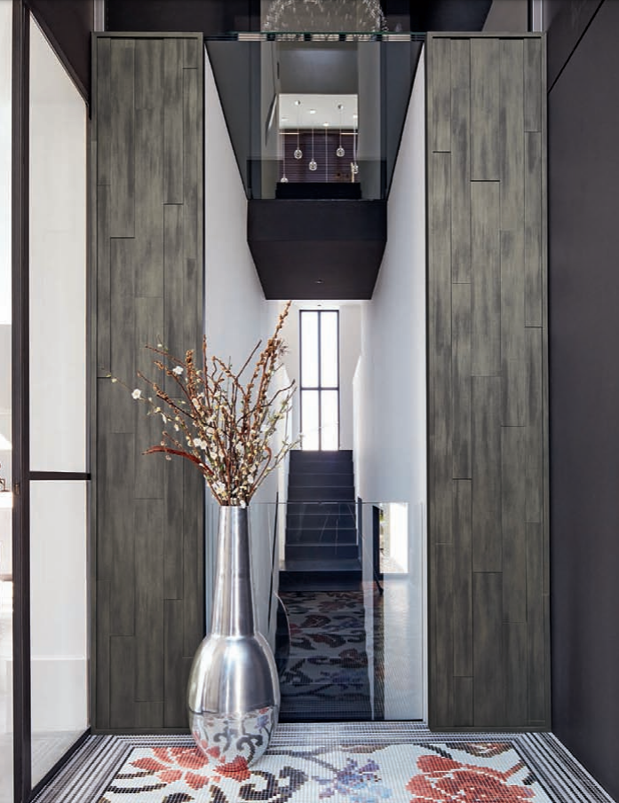 Финишный молдинг Meister Steel metallic 4078 2380×60×22 фото в интерьере