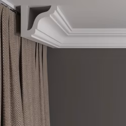 Потолочный плинтус под покраску Decor-Dizayn DD44 2000×73×76