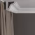 Потолочный плинтус под покраску Decor-Dizayn DD44 2000×73×76 фото в интерьере