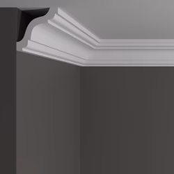 Потолочный плинтус под покраску Decor-Dizayn DD44 2000×73×76