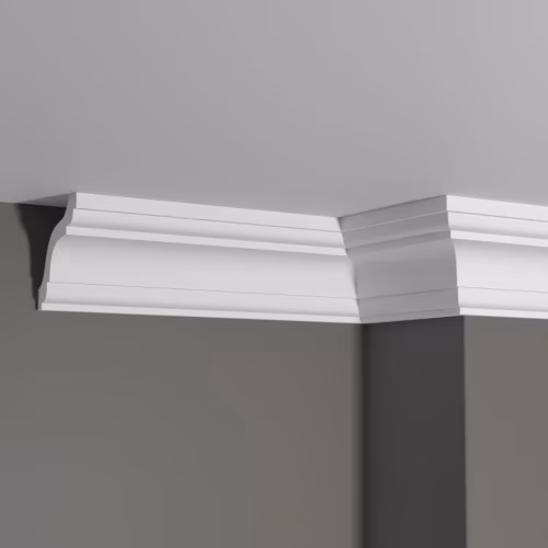 Потолочный плинтус под покраску Decor-Dizayn DD44 2000×73×76
