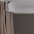 Потолочный плинтус под покраску Decor-Dizayn DD502 2000×40×80 фото в интерьере