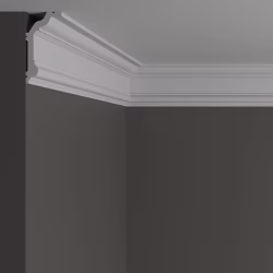Потолочный плинтус под покраску Decor-Dizayn DD502 2000×40×80