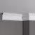 Потолочный плинтус под покраску Decor-Dizayn DD502 2000×40×80