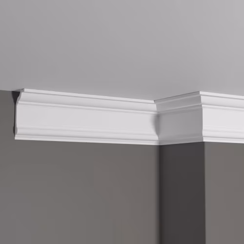 Потолочный плинтус под покраску Decor-Dizayn DD502 2000×40×80