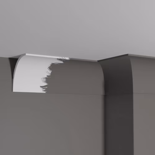 Потолочный плинтус под покраску Decor-Dizayn DD46 2000×88×85