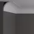 Потолочный плинтус под покраску Decor-Dizayn DD46 2000×88×85