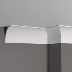 Потолочный плинтус под покраску Decor-Dizayn DD46 2000×88×85