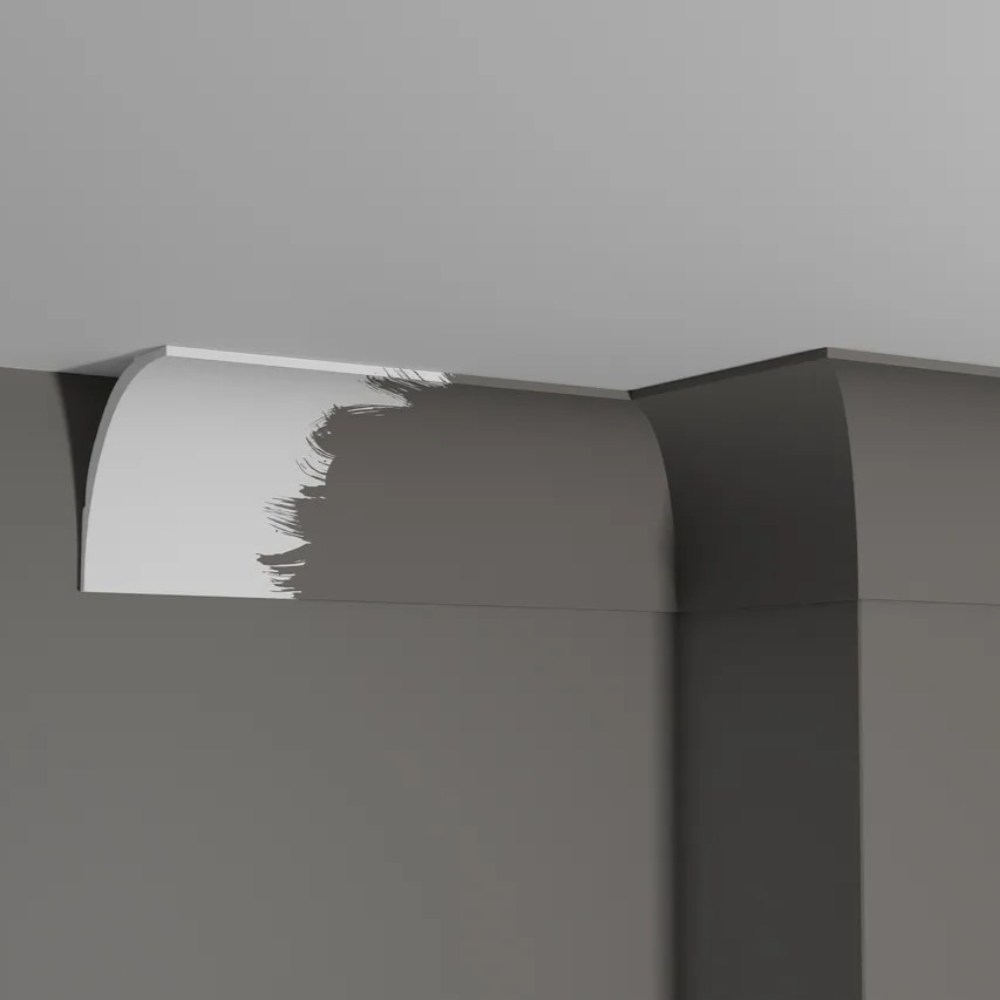 Потолочный плинтус под покраску Decor-Dizayn DD46 2000×88×85