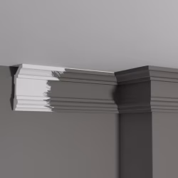 Потолочный плинтус под покраску Decor-Dizayn DD503 2000×50×100
