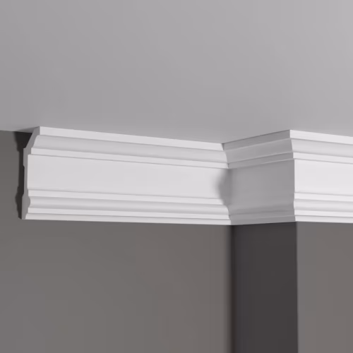 Потолочный плинтус под покраску Decor-Dizayn DD503 2000×50×100