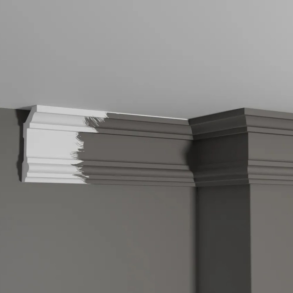 Потолочный плинтус под покраску Decor-Dizayn DD503 2000×50×100