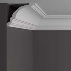 Потолочный плинтус под покраску Decor-Dizayn DD16 2000×122×100