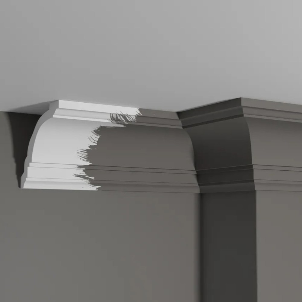 Потолочный плинтус под покраску Decor-Dizayn DD16 2000×122×100