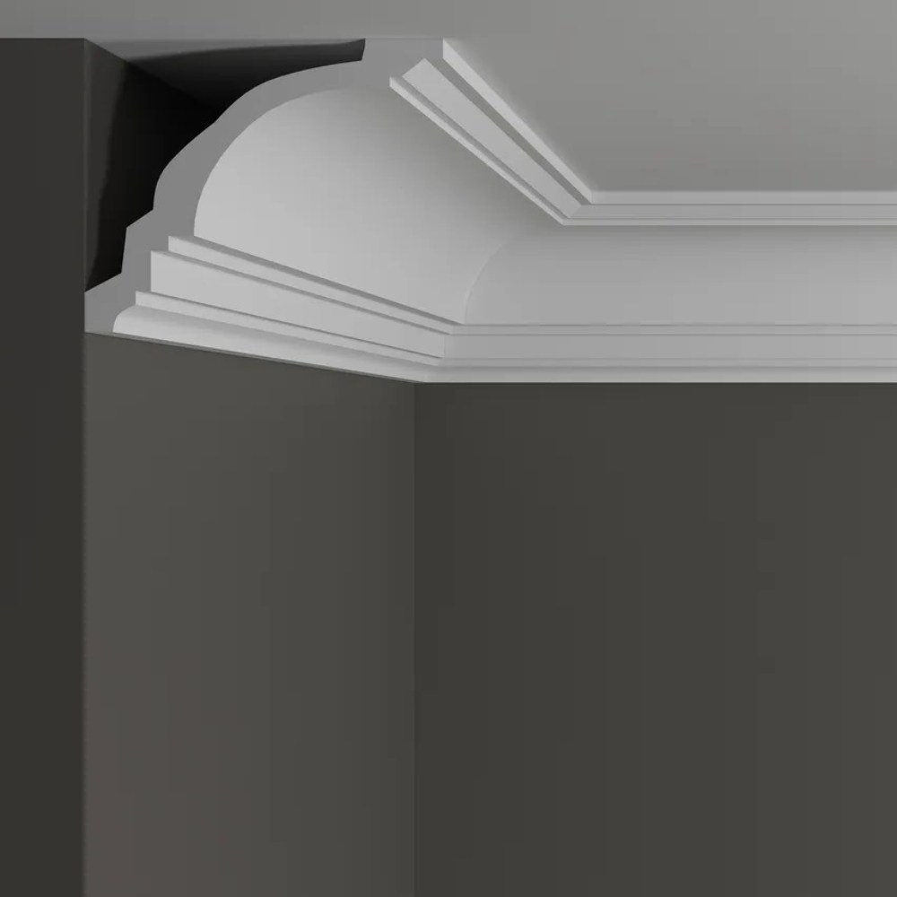 Потолочный плинтус под покраску Decor-Dizayn DD16 2000×122×100