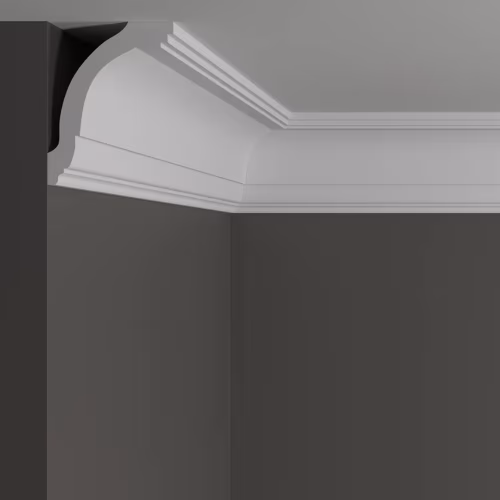 Потолочный плинтус под покраску Decor-Dizayn DD08 2000×77×100