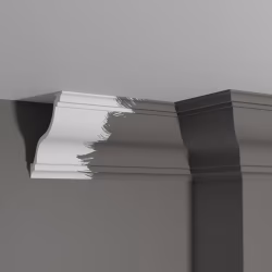 Потолочный плинтус под покраску Decor-Dizayn DD504 2000×115×115