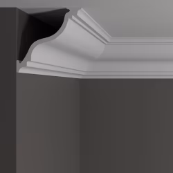 Потолочный плинтус под покраску Decor-Dizayn DD504 2000×115×115