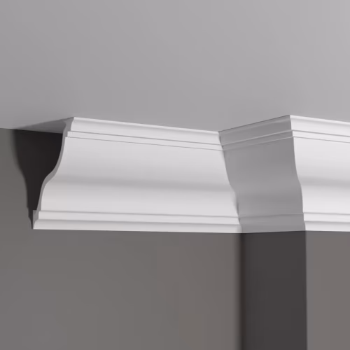 Потолочный плинтус под покраску Decor-Dizayn DD504 2000×115×115