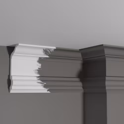 Потолочный плинтус под покраску Decor-Dizayn DD505 2000×70×150