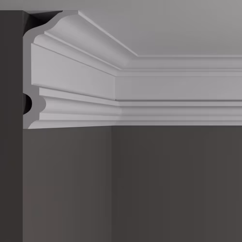 Потолочный плинтус под покраску Decor-Dizayn DD505 2000×70×150