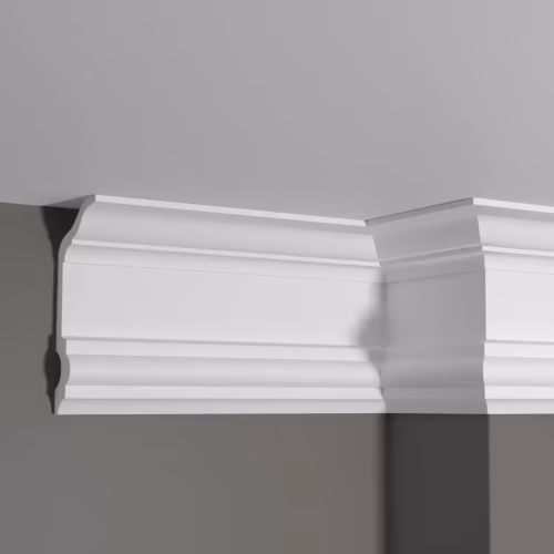 Потолочный плинтус под покраску Decor-Dizayn DD505 2000×70×150