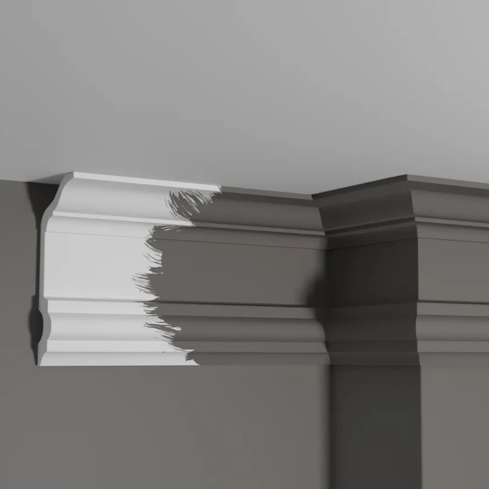 Потолочный плинтус под покраску Decor-Dizayn DD505 2000×70×150