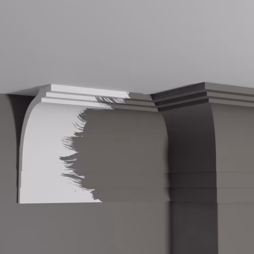 Потолочный плинтус под покраску Decor-Dizayn DD511 2000×120×170