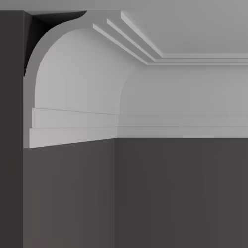 Потолочный плинтус под покраску Decor-Dizayn DD511 2000×120×170