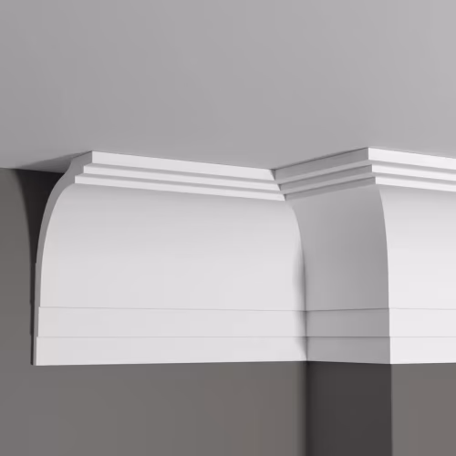 Потолочный плинтус под покраску Decor-Dizayn DD511 2000×120×170