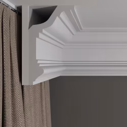 Потолочный плинтус под покраску Decor-Dizayn DD513 2000×111×192